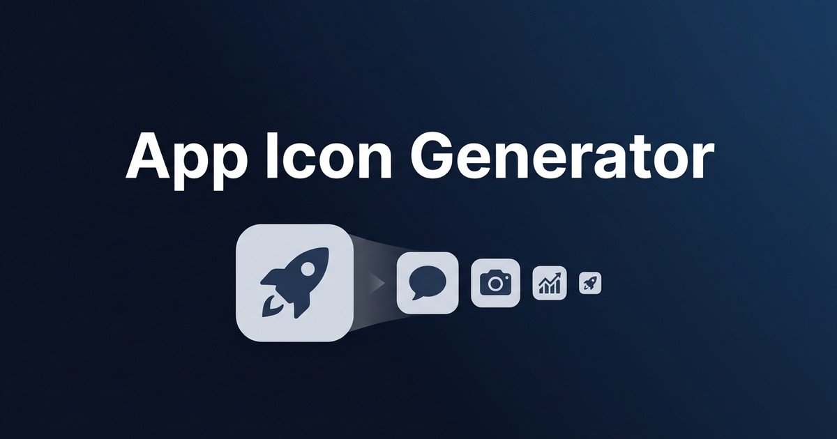 iOS and Android app icon generator online tool guide — DCPIXEL