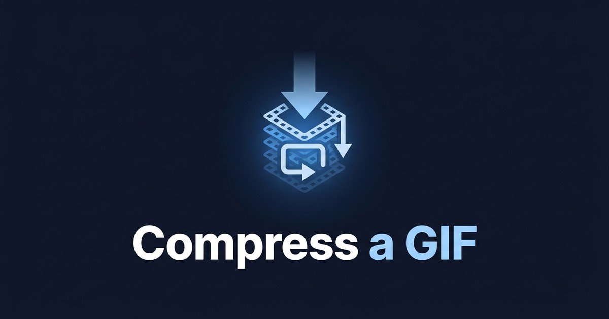 Compress animated GIF online without losing animation guide — DCPIXEL