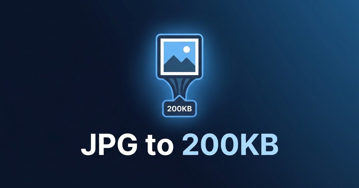 Compress JPG to exactly 200KB online guide — DCPIXEL