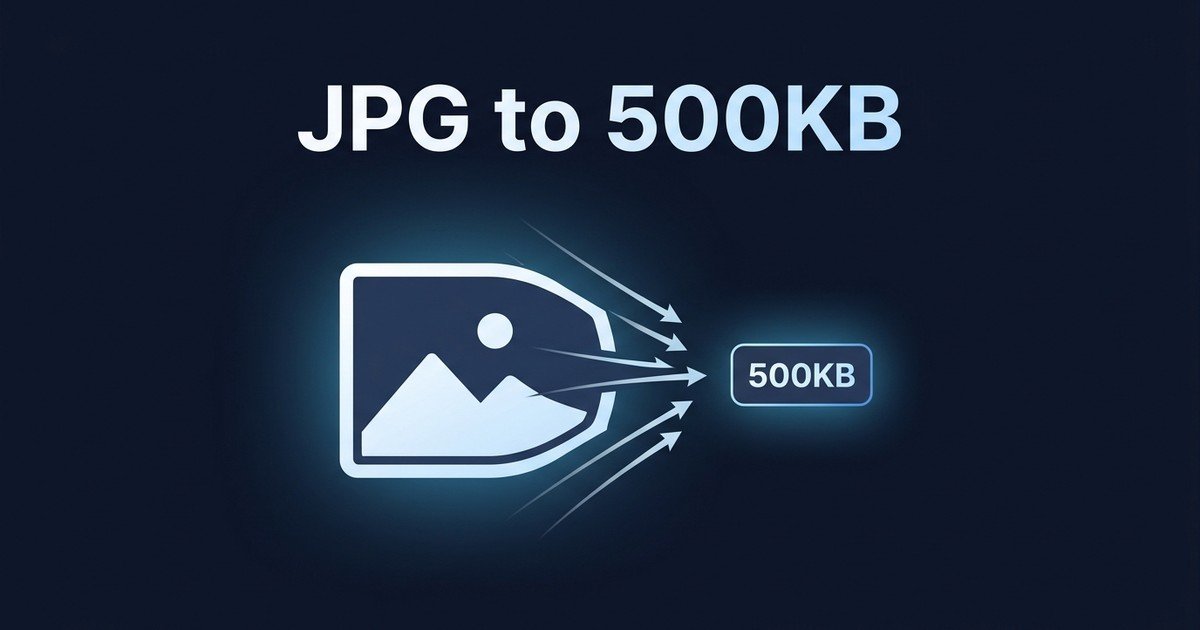 Compress JPG to exactly 500KB online tool guide — DCPIXEL