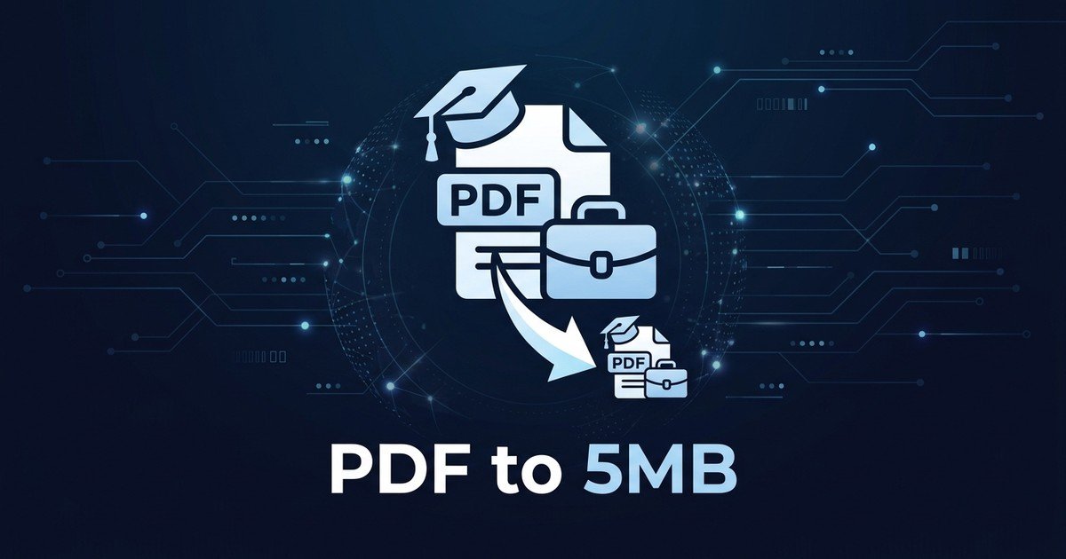 Compress PDF to 5MB for university and job application portals — DCPIXEL