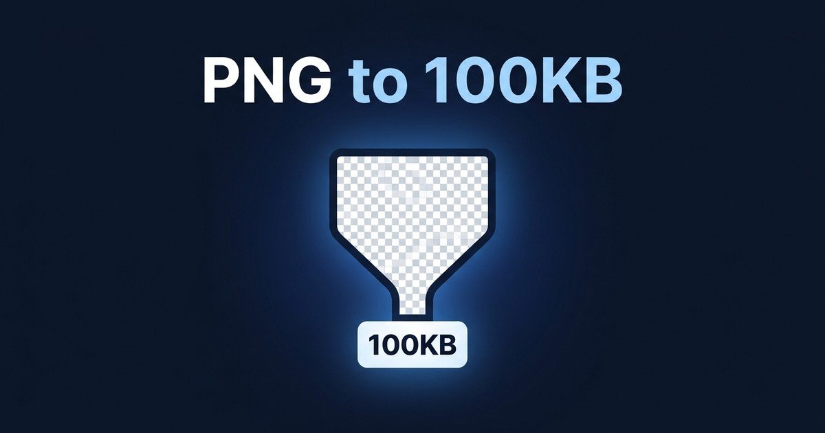 Compress PNG to exactly 100KB without losing transparency — DCPIXEL