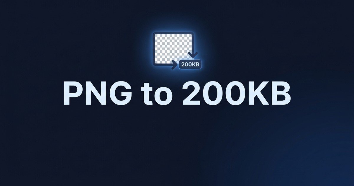 Compress PNG to 200KB online tool guide — DCPIXEL