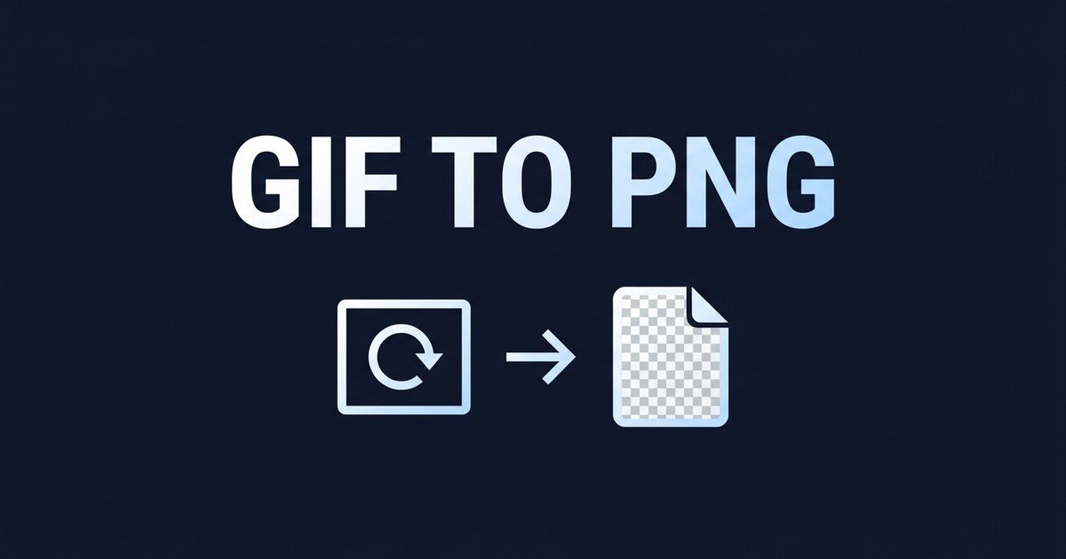 Convert GIF to PNG online guide — DCPIXEL