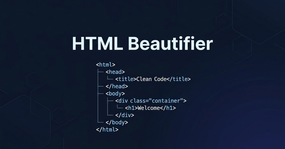 HTML Beautifier and formatter online tool guide — DCPIXEL