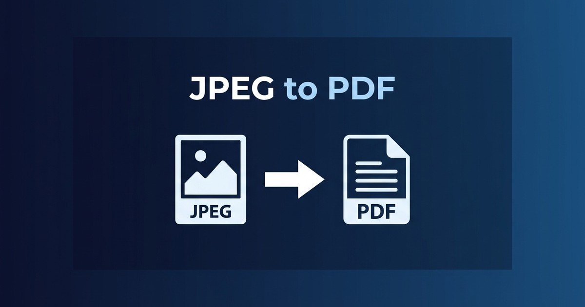 Convert JPEG to PDF online tool guide — DCPIXEL