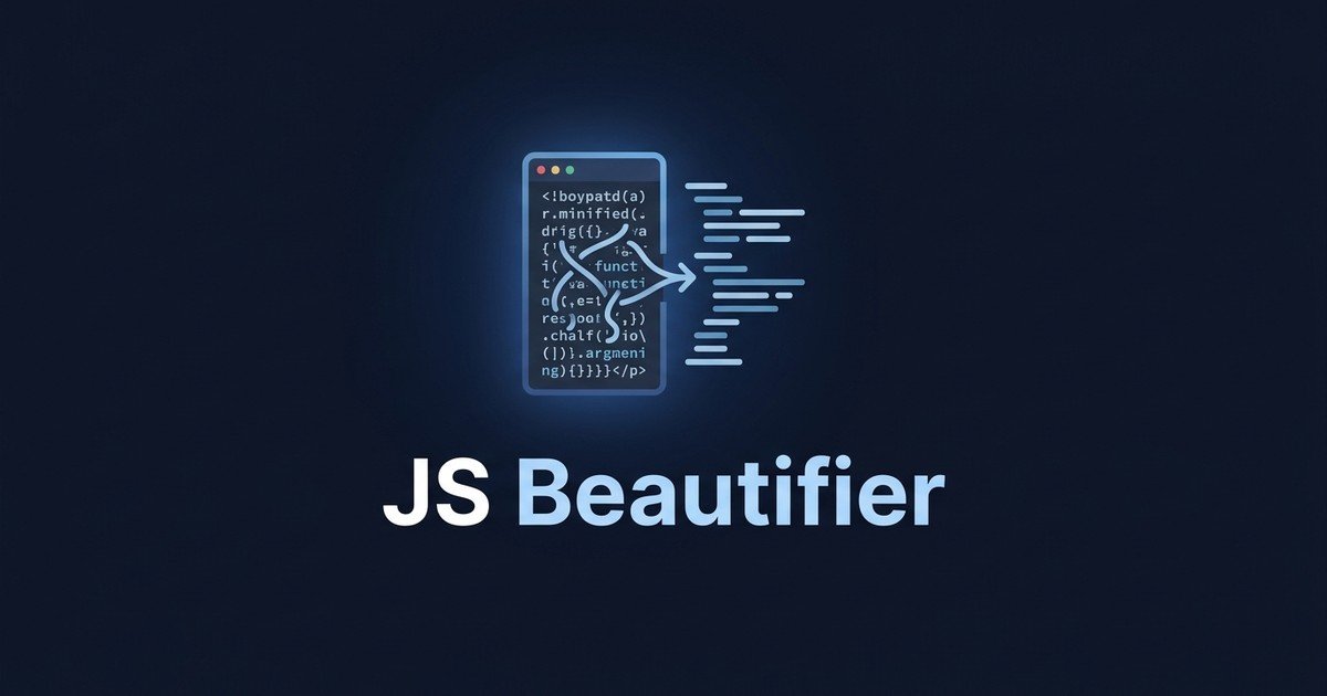 JavaScript Beautifier and de-minifier online tool guide — DCPIXEL