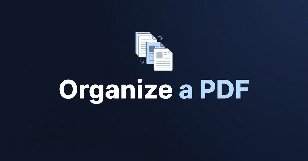 Organize, reorder and delete PDF pages online — DCPIXEL