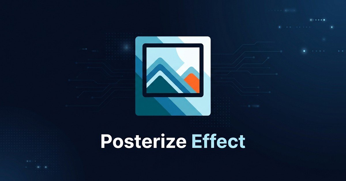 Posterize effect graphic art online tool guide — DCPIXEL